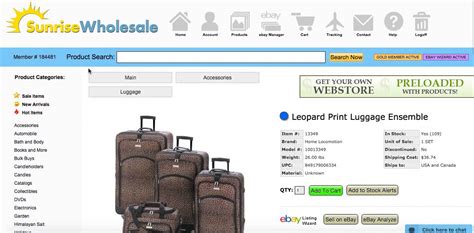 sunrise wholesale.